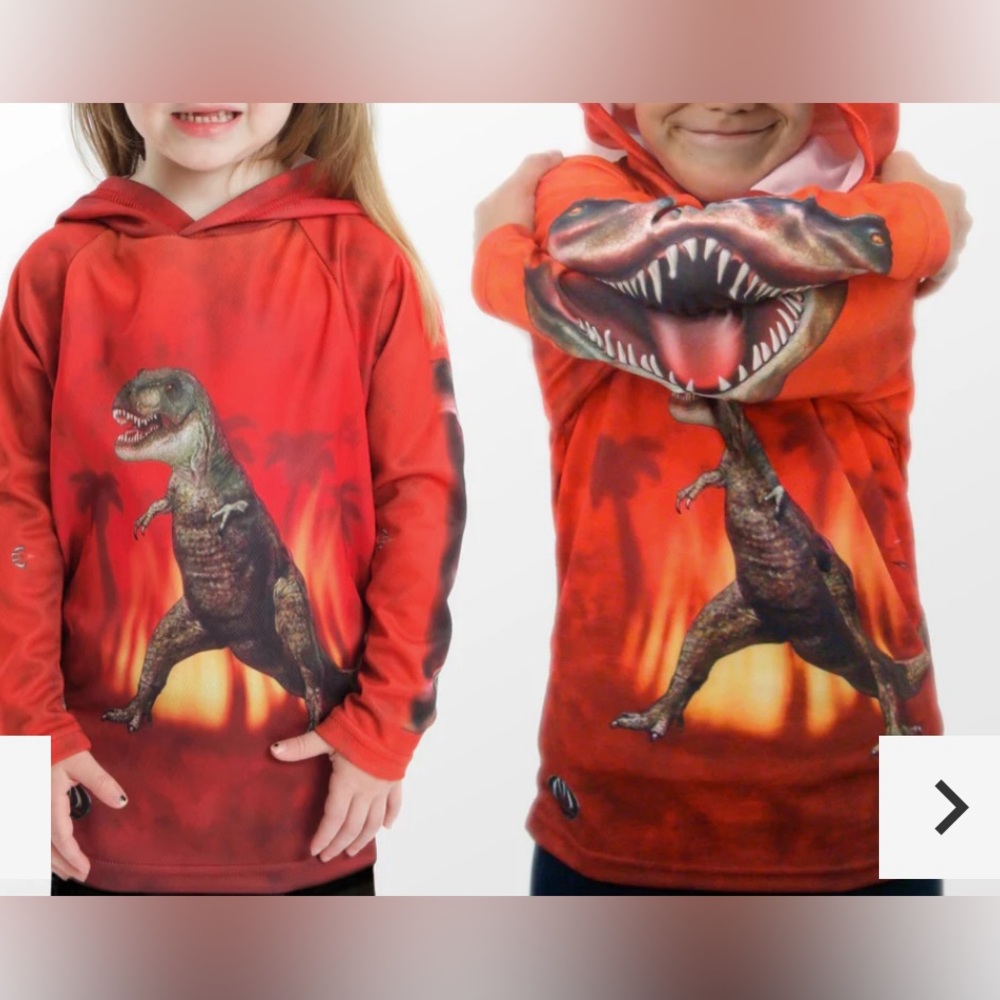 T-Rex hoodie jersey shirt by original Mouthman